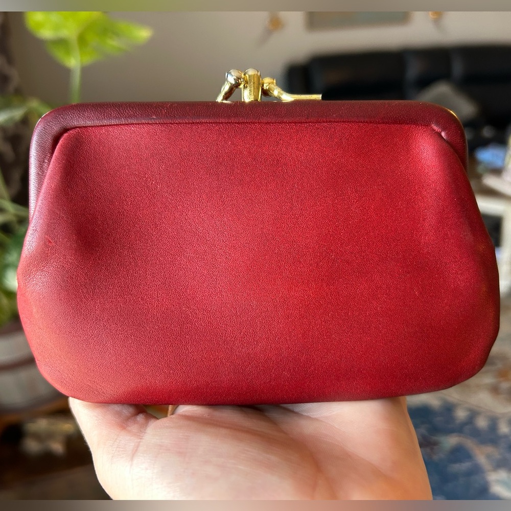 Vintage Coach Double Kisslock Coin Purse #7180 - Picture 6 of 11